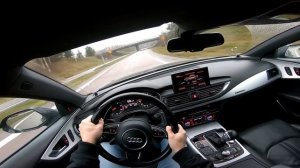 Audi A7 3.0TFSI Stage 2 POV drive