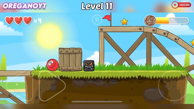 Red Ball 4 - Gameplay Walkthrough level 11 - All Levels (iOS, Android) смотреть онлайн