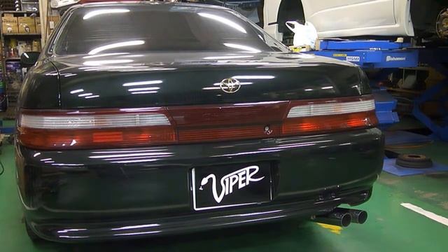 JZX90チェイサー　ﾏﾌﾗｰ　音　viper TYPE-SＳ　60Φデュアル 中間付ｲﾝﾅｰ無 . смотреть онлайн