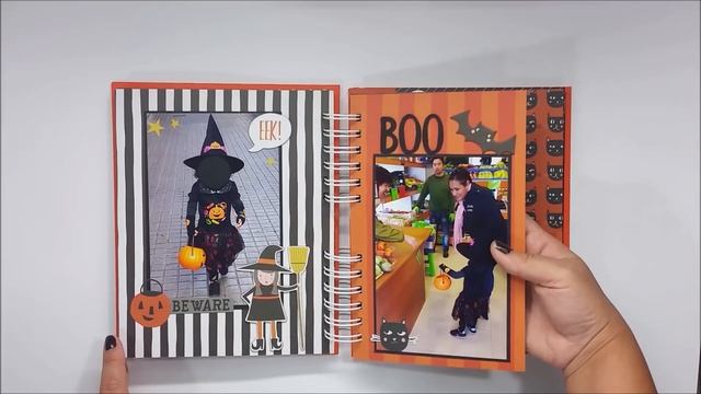 Álbum Scrapbooking "Halloween" con espiral смотреть онлайн