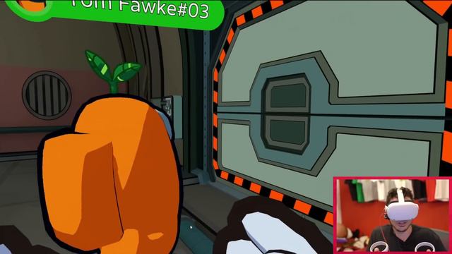 FIRST TIME BEING IMPOSTER IN VIRTUAL REALITY! (Among Us VR) смотреть онлайн