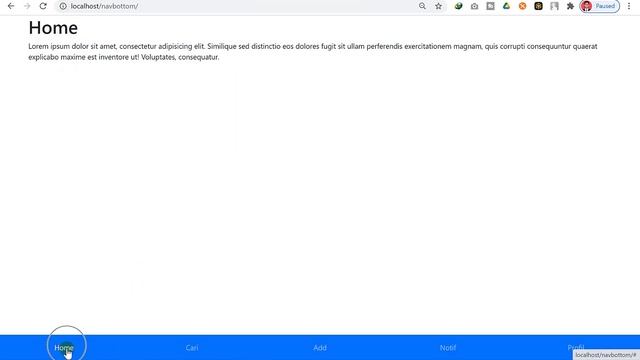 Cara Membuat Bottom Navbar seperti Aplikasi Mobile dengan Bootstrap 5 | Belajar Bootstrap 5 смотреть онлайн