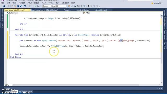 VB.NET - How To Insert Image Into MySQL DataBase In Visual Basic.Net [ with source code ] смотреть онлайн