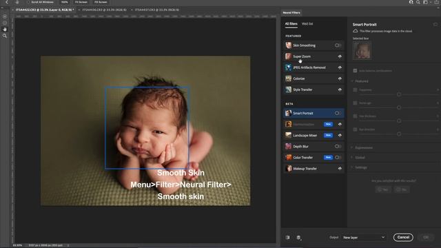Photoshop Tutorial for Newborn Skin Smoothing, Background Haze, Froggy Composite Tutorial | 2022 смотреть онлайн