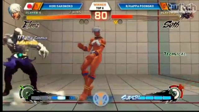 Cannes Winter Clash USF4 Poongk(Seth) vs Sakonoko(Elena) Winners Semi Final смотреть онлайн