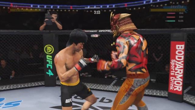 PS5 lBruce Lee vs. Chinese Imperial Dragon (EA Sports UFC 4) смотреть онлайн