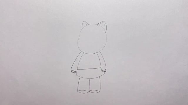 Как легко нарисовать ЛИСЕНКА из мультфильма МИ-МИ-МИШКИ/Рисунок со схемой/ Рисунок для начинающих смотреть онлайн