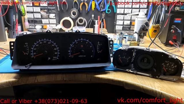 Пересвет приборной панели Mitsubishi Pajero sport 1 смотреть онлайн