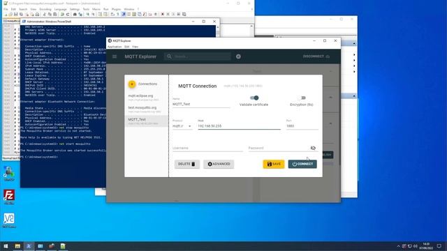 How to configure an MQTT Mosquitto v2 broker and enable user authentication on Windows in 2022 смотреть онлайн