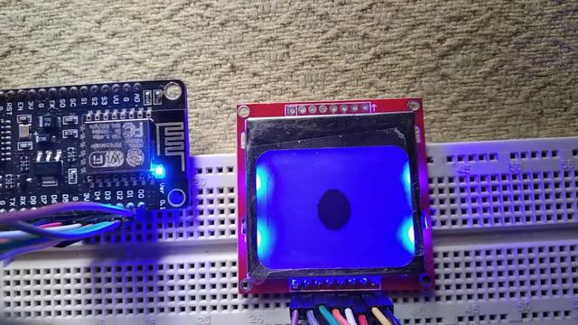 ESP8266 NodeMCU with Nokia 5110 LCD смотреть онлайн