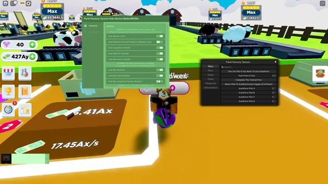 Roblox Farm Factory Tycoon Script - Infinte Cash смотреть онлайн