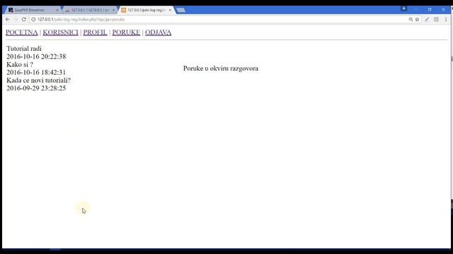 PHP PDO Private message system - 6. deo - listanje razgovora смотреть онлайн