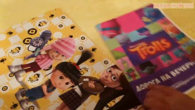 Коллекция "Гадкий Я 3" VS Коллекция "Тролли" магнит и пятёрочка ластики и карточки смотреть онлайн