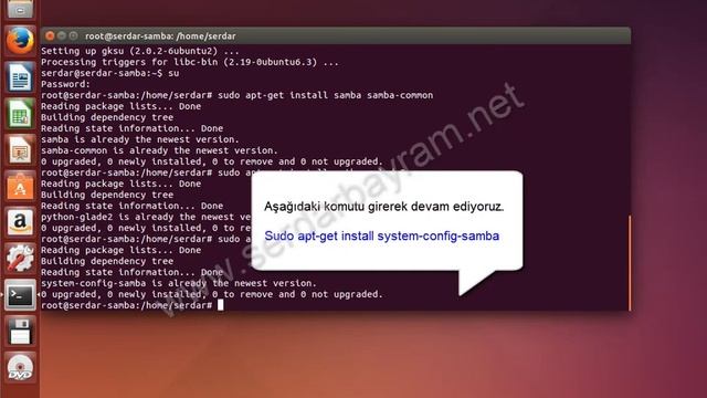 ubuntu 14.4 Samba Password sharing смотреть онлайн