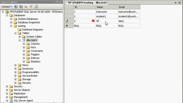 SQL Server 2008 - Editing data using Management Studio смотреть онлайн