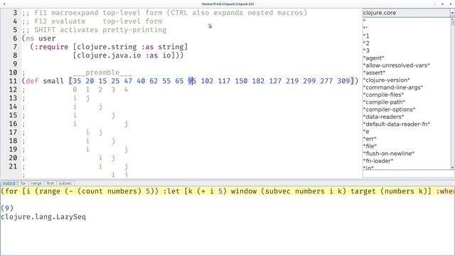 Advent of Code 2020 Day 9 Encoding Error in Clojure (cond) смотреть онлайн