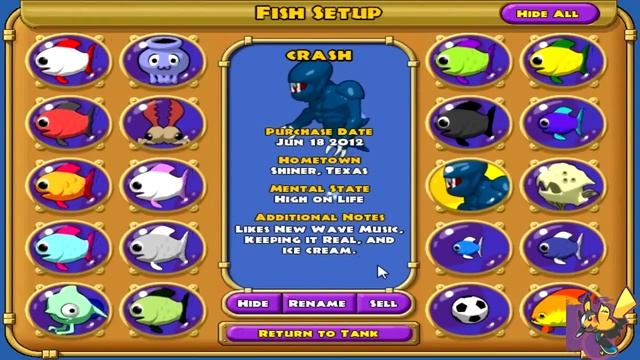 [Insaniquarium] - Virtual Fish Tank Shadow System Style! смотреть онлайн