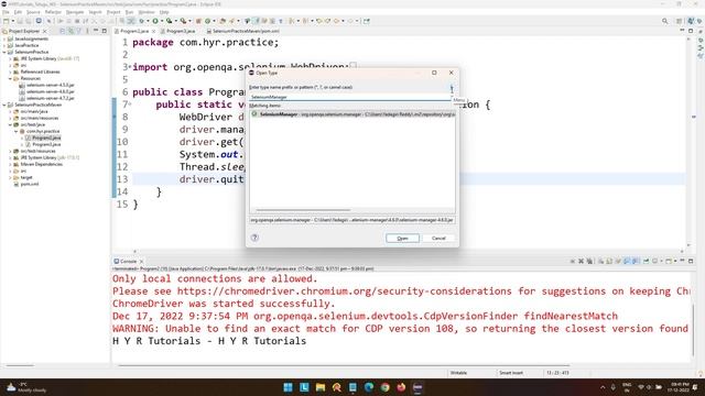 P26 - Selenium Manager in Selenium WebDriver | Selenium | Java | смотреть онлайн