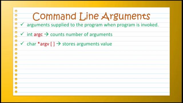 Command Line Arguments смотреть онлайн