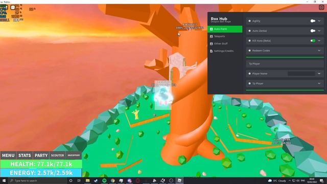 Dragon ball rage GUI Script (ROBLOX) смотреть онлайн