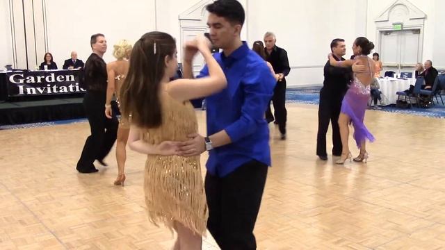 Anchor Dance Studio: 2014 Garden State Invitational Bachata Open Heat смотреть онлайн