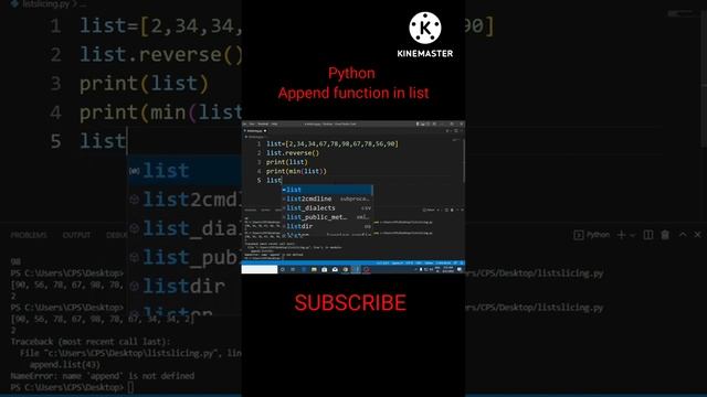 || Python programming || Append function in list || #pythonprogramming #python смотреть онлайн