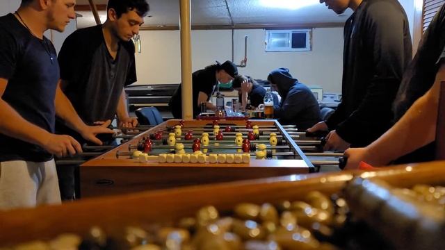 Championship game 2v2 game the final round Foosball смотреть онлайн