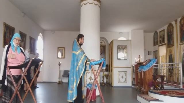 Молебен с акафистом пред иконой Божией Матери "Иверская" смотреть онлайн