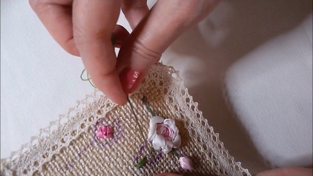 Мастер класс Как вышить салфетку-подставку под чашку кофе? смотреть онлайн