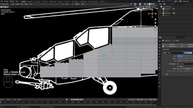 Blender. Конструктор: Вертолет - Часть третья смотреть онлайн