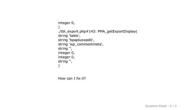 MySQL : Error in phpmyadmin Warning in ./libraries/plugin_interface.lib.php#551 смотреть онлайн