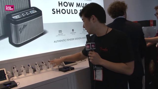 Fender bluetooth headphones and speakers line up 2018 - NAMM 2018 смотреть онлайн