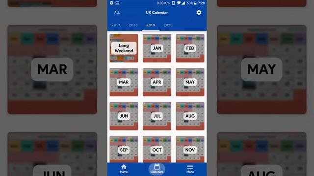 UK Calendar Android App v2.3.1 смотреть онлайн