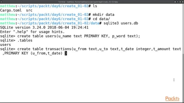 Learn Rust in 7 Days : Introduction to SQLite | packtpub.com смотреть онлайн