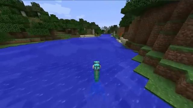 [Mermaid MOD] Rainbow Tail - Minecraft MOD - Mermaid Tail смотреть онлайн