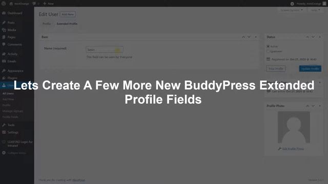 How to synchronize your BuddyPress users extended profile fields with your LDAP server? смотреть онлайн