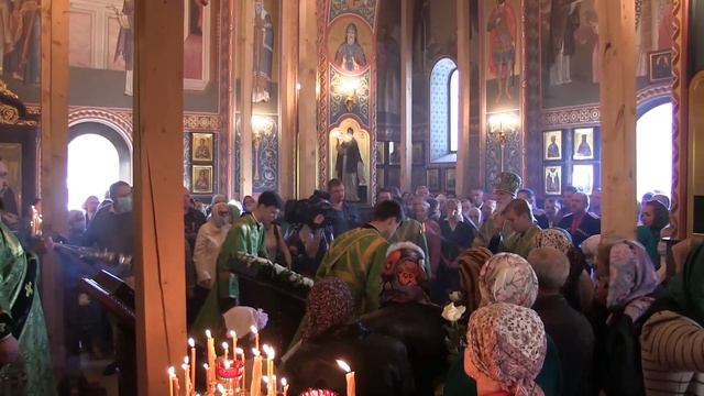 Сюжет о Престольном празднике Сергиевского храма города Краснодара смотреть онлайн