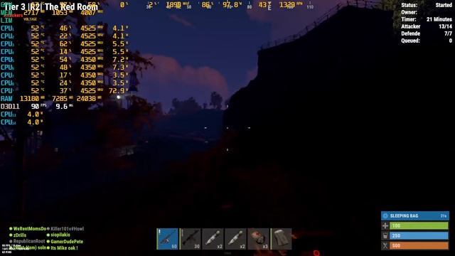 Rust (TEST FPS) Ryzen r7 5700x (EU) Raid Simulator. SMT on. смотреть онлайн