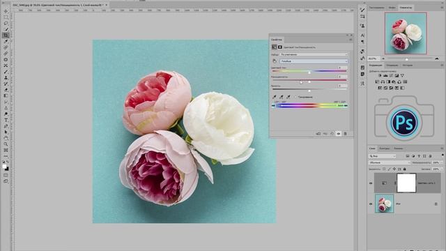 Замена цвета фона в фотошоп быстро и легко. смотреть онлайн
