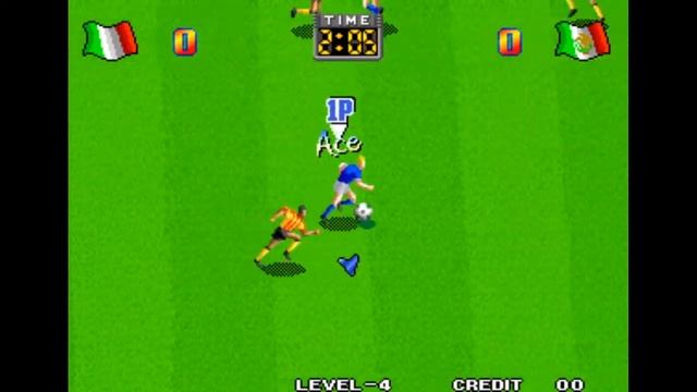 Super Sidekicks Gameplay - Italy смотреть онлайн