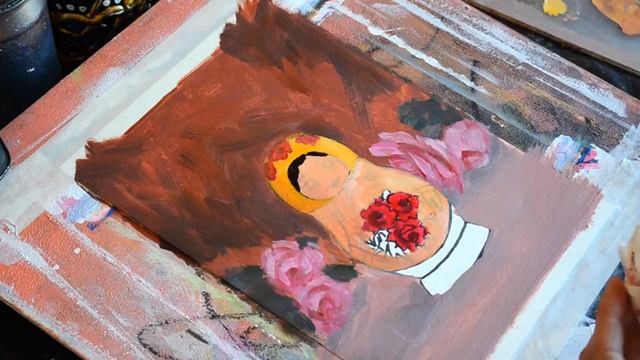 МАТРЁШКА/ Рисую национальную игрушку красками. смотреть онлайн