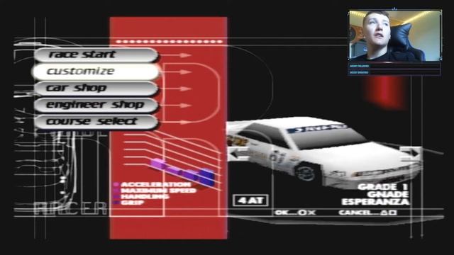 Rage Racer PS1 1996 смотреть онлайн