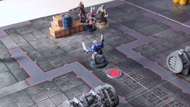 One Page Rules - Grimdark Future Firefight: Battle Brothers Pathfinders Vs Dark Elf Raiders