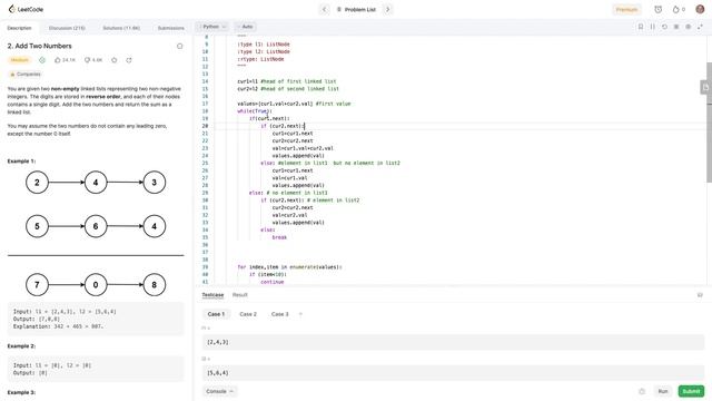 LeetCode problem 2. Add Two Numbers (In Arabic) بالعربي смотреть онлайн