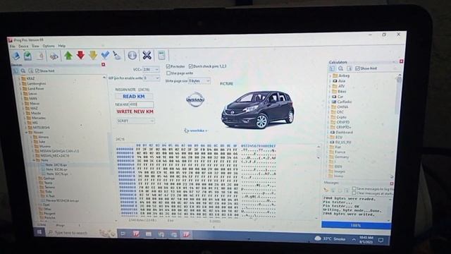 Nissan Days Odometer Reset Using IPROG+ Odometer File