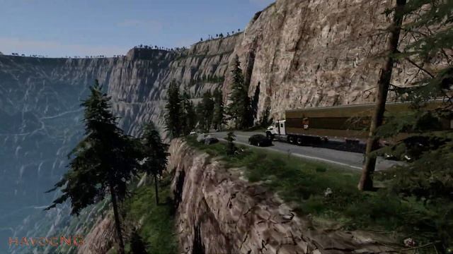 Cliff Drops #3 Driving in the mountains...BeamNG / HavocNG смотреть онлайн