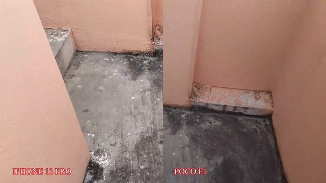 4K Camera comparison Poco f1 Vs Iphone 12 pro смотреть онлайн