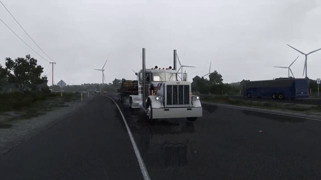 ATS | Peterbilt 359 EXHD | Odessa TX to San Angelo TX | Rails 44,080lb смотреть онлайн