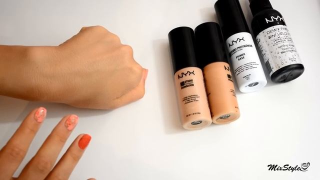 Косметика NYX / Сияющий спрей-фиксатор, праймер, тональная основа NYX HD Studio Photogenic и Тушь смотреть онлайн