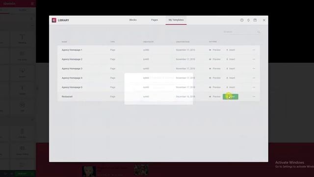 How to import & insert Elementor template into page in Avas WordPress Theme смотреть онлайн